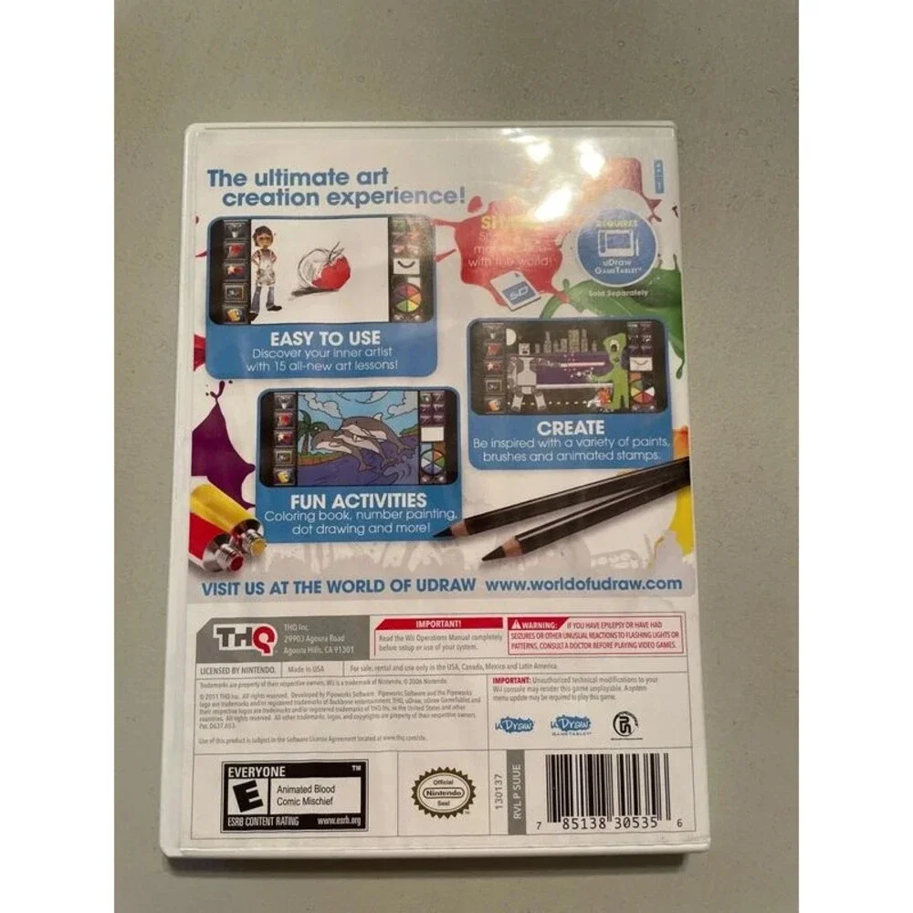 Wii U Draw Studio  Instant Artist game